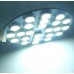 3.5W = 30W Halogen Equiv G4 12V DC 24 LED Circular Shape Light Bulb in Daylight White