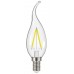 2.3W (25W Equiv) LED Filament Flame Tip Candle Small Edison Screw in Warm White
