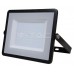 100W Slim Pro LED Floodlight Cool White (Black Case)