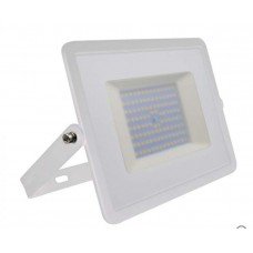 100W Slim Pro LED Floodlight Cool White (White Case)