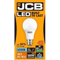 14W (100W) LED GLS Bayonet Light Bulb Daylight White 6500K