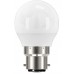 2 Pack - 5.2W (40W) LED Golf Ball Bayonet Light Bulbs in Daylight White
