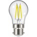 4W (40W) LED Golf Ball Filament Bayonet Light Bulb Warm White