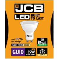 3.5W = 35W LED GU10 Spotlight Light Bulb in Warm White