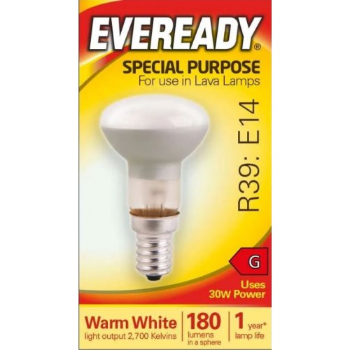 Halogen R39 30W Small Edison Screw SES Reflector Light Bulb Lava Lamp Light  Bulb