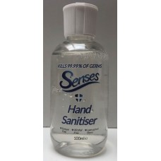 Senses 100ml Hand Sanitiser Gel Antibacterial Kills 99.99% Bacteria