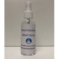 80ml Antibacterial Alcohol Hand Sanitiser Spray Kills 99.99% Germs Bacteria