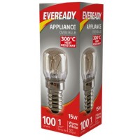 15W Pygmy Heat Resitant Oven Light Bulb Small Edison Screw / SES / E14