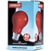40W Fireglow Red Rough Service GLS Light Bulb by Eveready