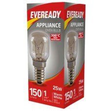 25W Pygmy Heat Resitant Oven Light Bulb Small Edison Screw / SES / E14