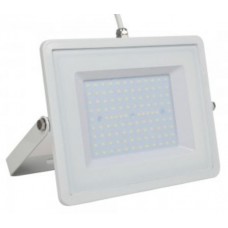 100W Slim Pro LED Floodlight Cool White (White Case)