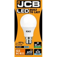 10W (60W) LED GLS Bayonet Light Bulb Daylight White 6500K
