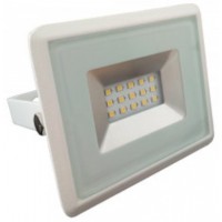 10W Slim LED Floodlight Warm White (White Case)