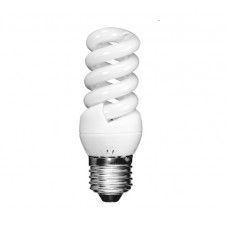 11w Edison Screw Extra Mini Low Energy Spiral Light Bulb (Cool White)