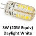 12V G4 3W (20W Halogen Equiv) 48 LED Light Bulb in Daylight White