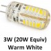 12V G4 3W (20W) 48 LED Light Bulb in Warm White