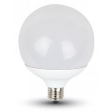 18W (115 Watt) LED Edison Screw Globe Shaped Light (Daylight White)