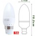 2.5w (25w) LED Candle Bayonet Light Bulb in Warm White