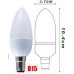 2.5w (25w) LED Candle - Small Bayonet in Warm White