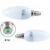 2.5w (25w) LED Candle - Small Edison Screw in Daylight
