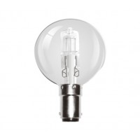 28W (40W) Small Bayonet Halogen Golf Ball Light Bulb