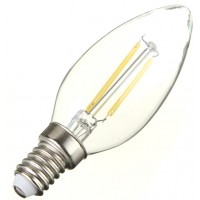 2W (25W) LED Filament Candle Small Edison Screw in Daylight