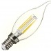 2W (25W) LED Flame Tip Candle Small Edison Screw in Warm White