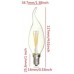 2W (25W) LED Flame Tip Candle Small Edison Screw in Daylight