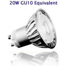 3W (20W) High Power LED GU10 Spotlight Cool White