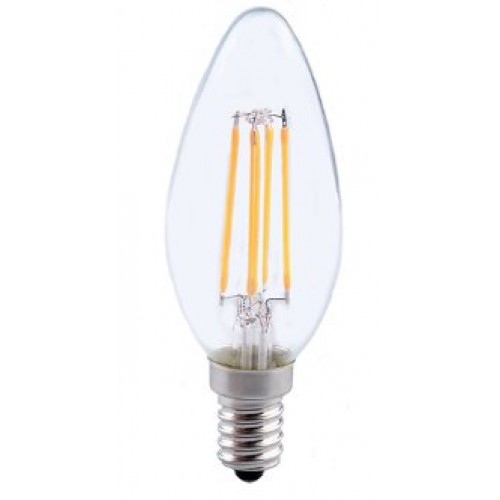 4W (40W) LED Filament Candle Small Edison Screw Light Bulb Cool White