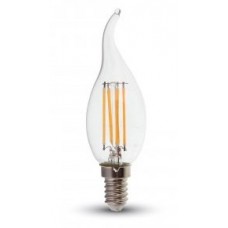 4W (40W) LED Flame Tip Candle Small Edison Screw in Daylight
