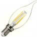 4W (40W) LED Flame Tip Candle Small Edison Screw in Warm White