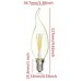 4W (40W) LED Flame Tip Candle Small Edison Screw in Warm White