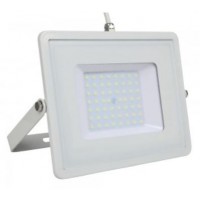 50W Slim PRO LED Security Floodlight Warm White (White Case)