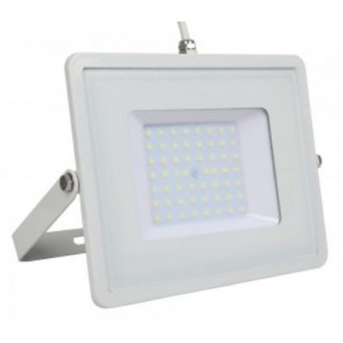 Wonder Compliment Envision 50W Slim Pro LED Floodlight Warm White - White Case