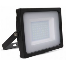 50W Slim LED Floodlight Cool White (Black Case)