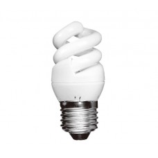 5W (25W) Edison Screw Extra Mini CFL Spiral (Cool White)