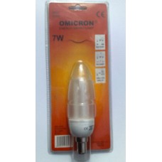 7W (35w) Small Bayonet SBC CFL Candle Light Bulb