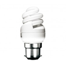 8w (40w) Bayonet Ultra Mini Low Energy Light Bulb (Cool White)