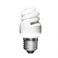 8w (40w) Edison Screw Ultra Mini CFL Light Bulb Daylight