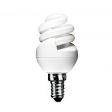 8w (40w) Small Edison Screw Ultra Mini CFL Light Bulb Daylight