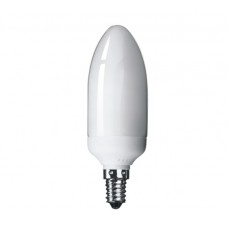 9W (40W) Small Edison Screw E14 SES CFL Candle Light Bulb