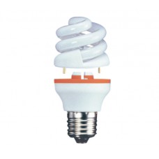 9w (40w) 2 Part Edison Screw CFL Light bulb - Cool White