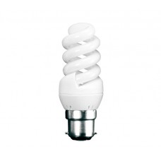 9w (40w+) Bayonet Extra Mini Low Energy Spiral (Cool White)