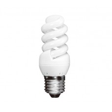 9w (40w) Edison Screw Extra Mini Low Energy Spiral Cool White