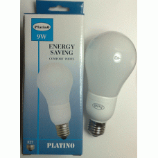 9w (40w) GLS E27 Low Energy Saving Light Bulb Warm White
