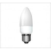 Dimmable 6w (30w Equiv) Edison Screw Low Energy CFL Candle Light Bulb