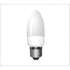 Dimmable 6w (30w Equiv) Edison Screw Low Energy CFL Candle Light Bulb