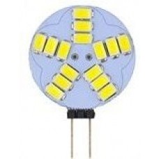 G4 12V - 15 LED Circular Shape Light Bulb in Daylight White