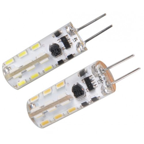 Lot de 2 ampoules LED G4 12V 2W capsule (equiv. 19W) 185Lm 2700K